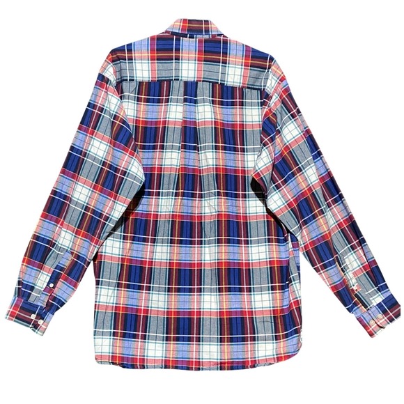 Cinch Mens Large Long Sleeve Plaid Button Down Shirt Western Cowboy Style - Picture 2 of 10